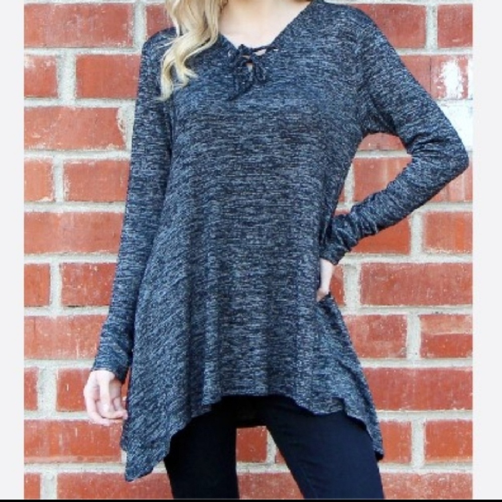 Black Knit tunic